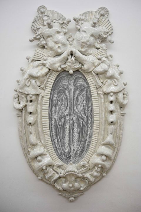 Cb26 Bernard Jordan Elmar Trenkwalder Wvz123b Gres Emaille Mine De Plomb Sur Papier 115x69x10cm 2020