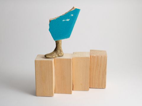 Cb26 Galerist Hera Buyuktascyan Archipelago Fugue Single Serie Vol12 Tile Bronze 20x16x9cm 2019 Courtesy Of Hera Buyuktascyan And Galerist Credit Bars Ozcetin