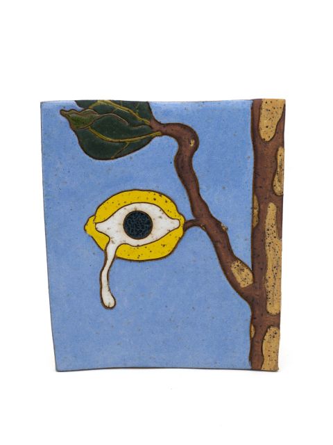 8 Tatjana Pieters Kevin Mcnamee Tweed Lemon Tree 2023 Glazed Ceramic 65 X 7 25 Inches