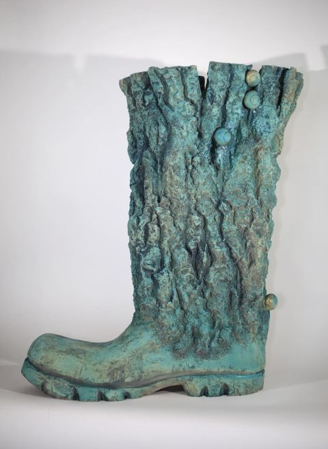 Cb25 School Gallery Olivier Castaing Matthieu Faury Fable Boot 2024 Sculpture Gres Emaille H75cm Credit Matthieu Faury