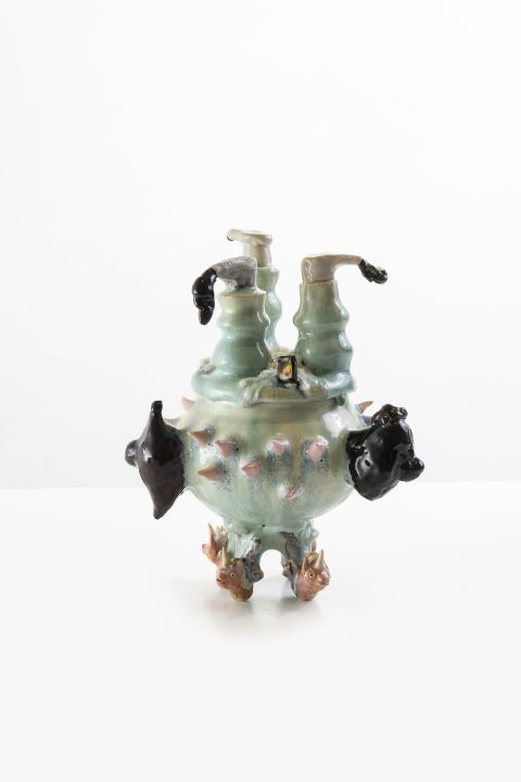 Cb26 Antonella Villanova Nora Arrieta Soap Dispensers Stoneware Porcelain Glaze 27x23x23 2019