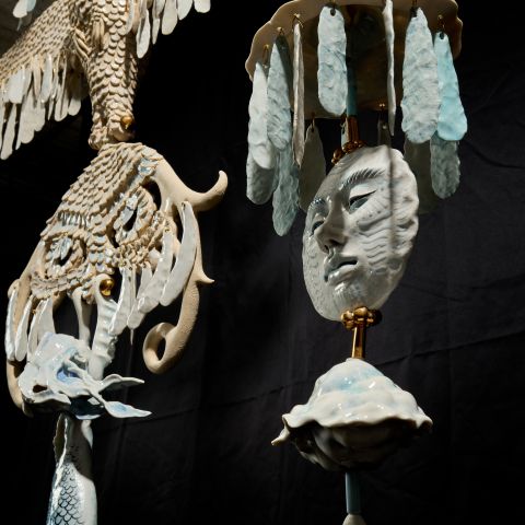 Cb26 Sealed Earth Maggy Ioannou Greed Stoneware Clay Porcelain 185x120x40cm 2025