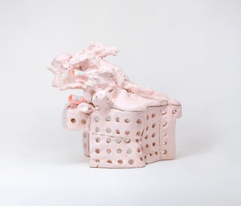 Cb25 Zwart Huis Nadia Naveau Into The Wild 2008 Ceramics 26x42x16cm Unique