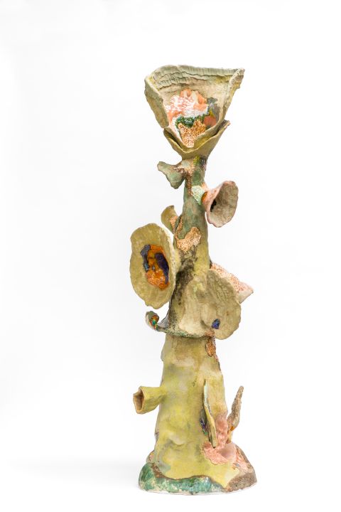 Cb26 Galerie Dudokdegroot Delphine Courtillot Sans Titre 2025 Ceramique Et Email 115x37x40cm Credits Aatjan Renders Courtesy Dudokdegroot