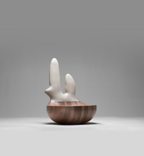 Cb26 Brazil Modernist Andre Ferri Fauteuil Armchair Seres 1 2024 Unique Bois Massif Et Ceramique Emaillee Solid Wood And Enameled Ceramics 90x70x70cm Vuefront