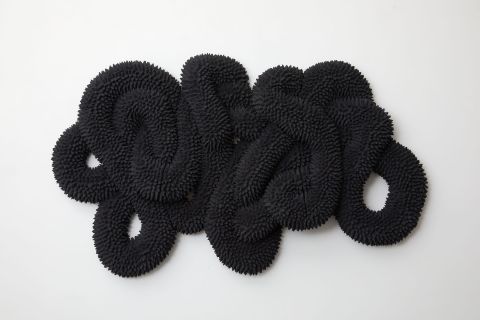 Andres Anza We Are All Curious 2023 Ceramica 150x75 Cm