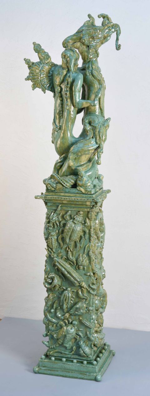 Cb26 Bernard Jordan Elmar Trenkwalder Wvz 347 S Tre 2019 Ton Glasiert 2 Teilig Gesamt 177x35x46cm Dsc0965low